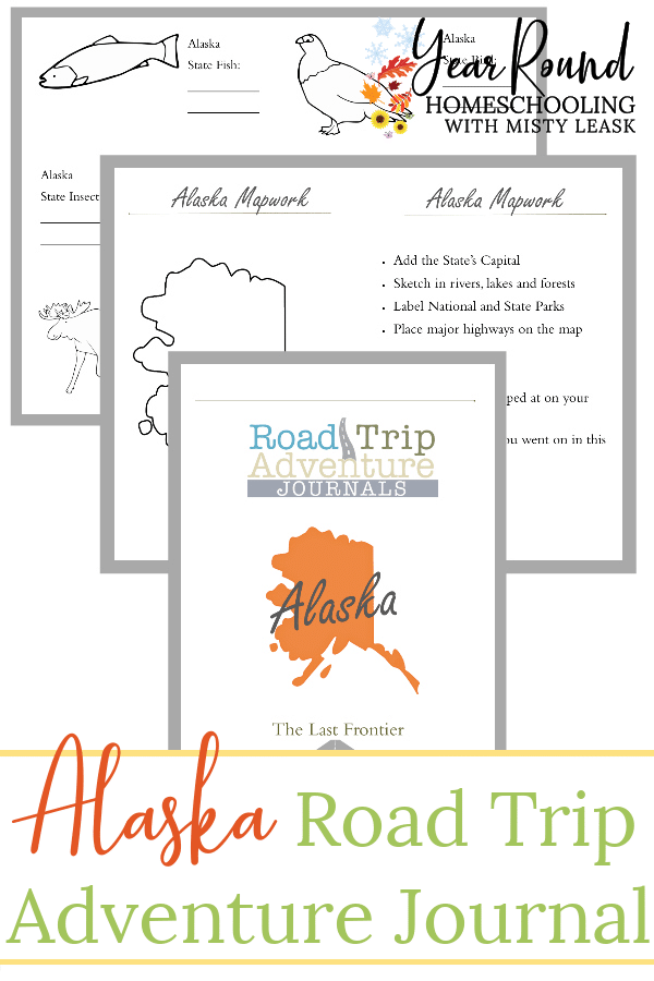 alaska road trip, alaska road trip journal, alaska road trip adventure journal