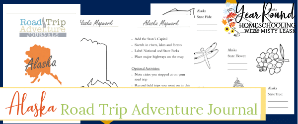 alaska road trip, alaska road trip journal, alaska road trip adventure journal