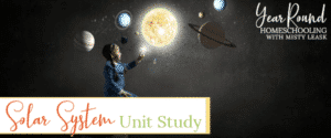 solar system unit study, solar system unit, solar system study