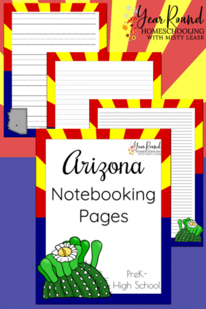 Arizona Notebooking Pages Pack