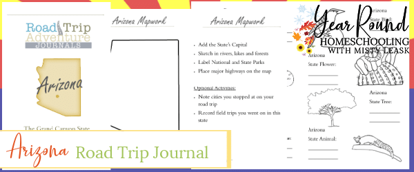 arizona road trip, arizona road trip journal, arizona road trip adventure journal