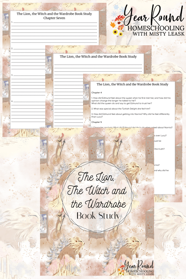 the lion the witch and the wardrobe book study, book study the lion the witch and the wardrobe, the chronicles of narnia book study, book study the chronicles of narnia, narnia book study, book study narnia