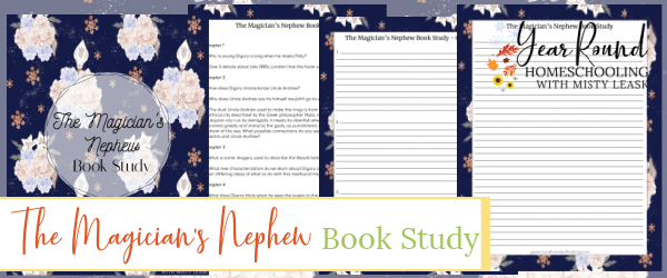the magician's nephew book study, book study the magician's nephew, the chronicles of narnia book study, book study the chronicles of narnia, narnia book study, book study narnia