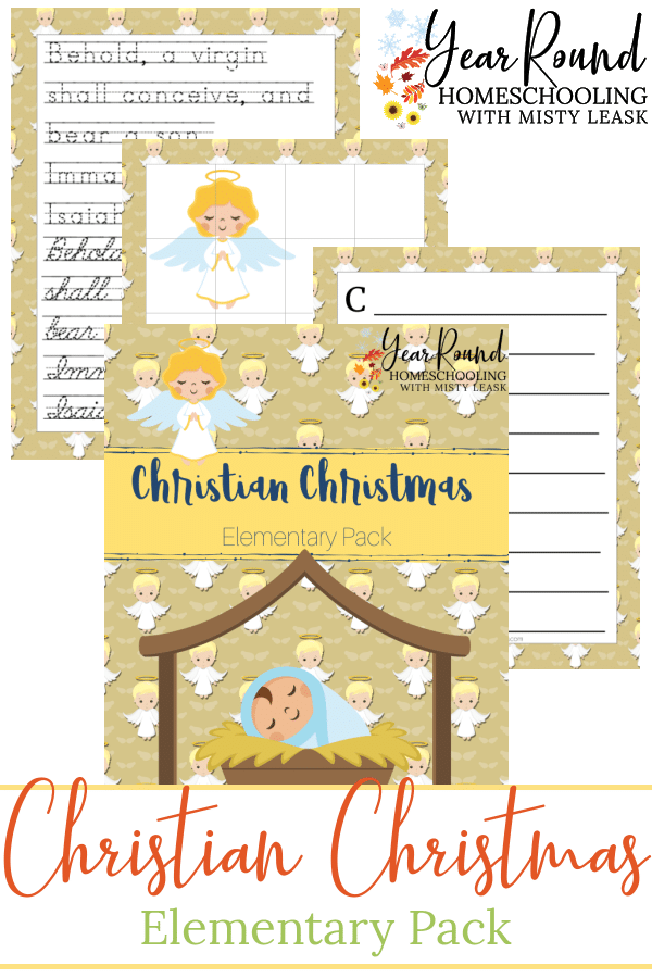 Christian Christmas Elementary Pack, Christian Christmas Elementary, Elementary Christian Christmas