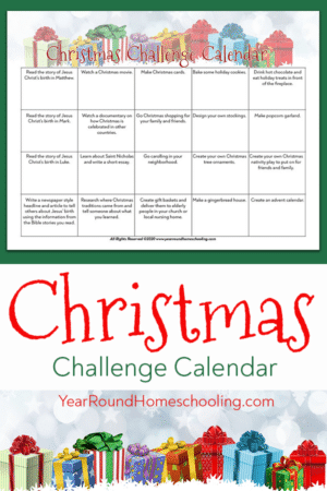 Christmas Challenge Calendar