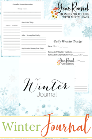 Printable Winter Journal