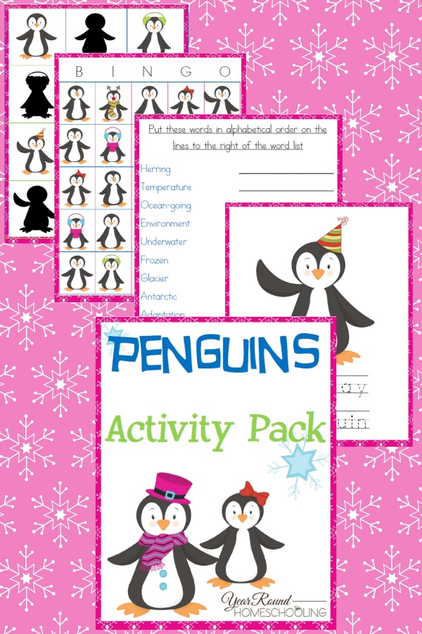 penguins activity pack, penguin activity pack, penguins pack, penguin pack