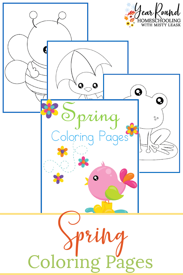 Spring Coloring Pages - Year Round Homeschooling