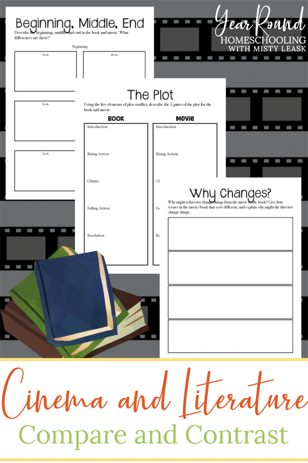 cinema and literature compare and contrast pack, cinema and literature compare and contrast, cinema and literature compare, cinema and literature contrast