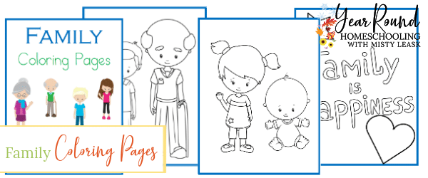 family coloring pages, family coloring, family color