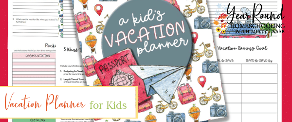 kids vacation planner, vacation planner kids, vacation planner for kids