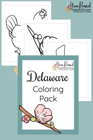 Delaware Coloring Pages Pack