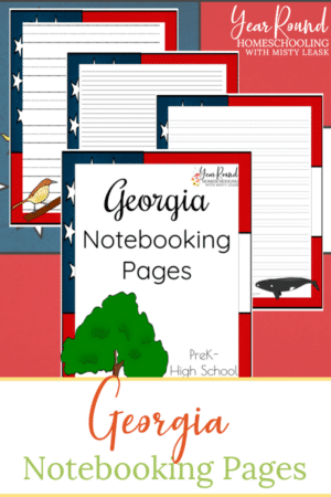 Georgia Notebooking Pages Pack