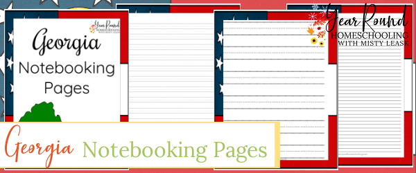 georgia notebooking pages, notebooking pages georgia, georgia notebooking, notebooking georgia, georgia state notebooking pages, notebooking pages georgia state