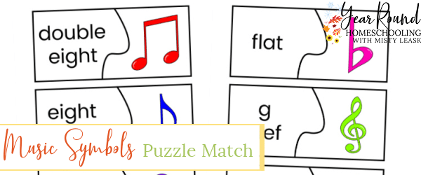 music symbols puzzles, music symbols puzzle match