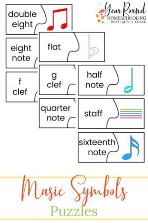 Music Symbols Puzzle Match