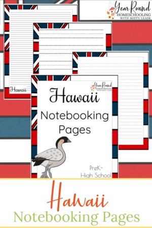 Hawaii Notebooking Pages Pack