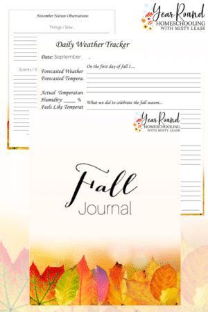 Printable Fall Journal