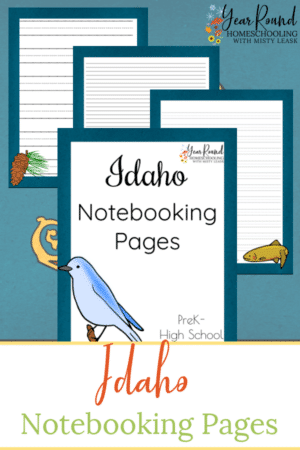 Idaho Notebooking Pages Pack