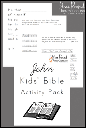 John Kids’ Bible Pack