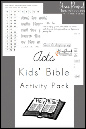 Acts Kids’ Bible Pack