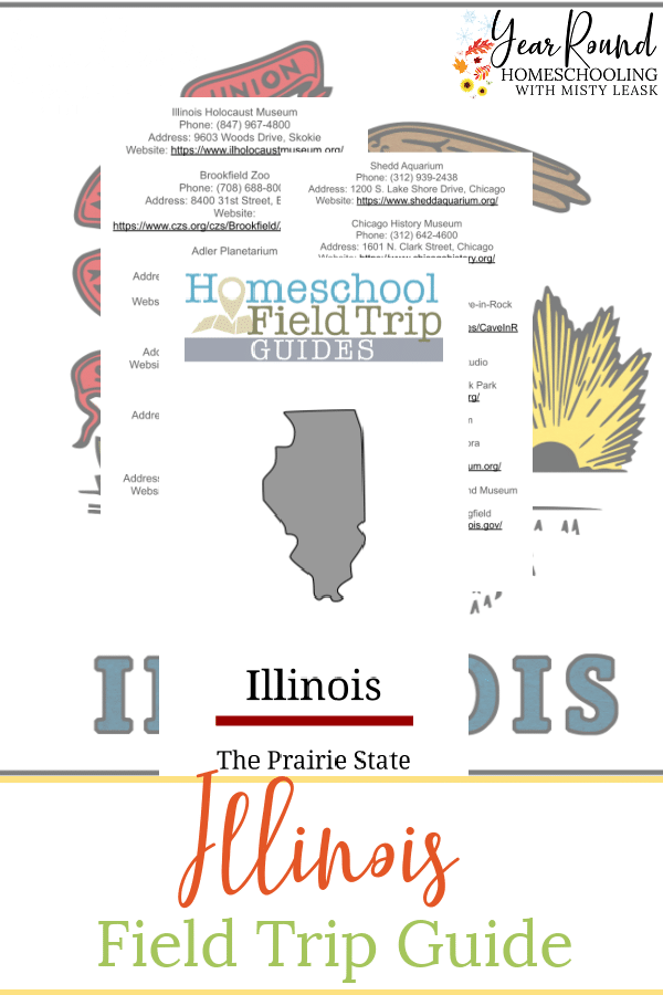 illinois field trip guide, field trip guide illinois, field trips in illinois