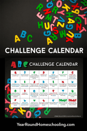 Printable ABC Challenge Calendar