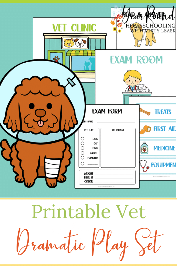 Printable Dramatic Play Veterinarian Year Round Homeschooling Printable Dramatic Play Veterinarian Year Round Homeschooling