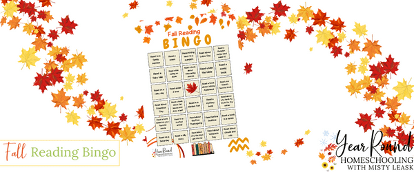 fall reading bingo, fall reading bingo card, printable fall reading bingo, printable fall bingo card