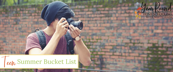 teens summer bucket list, summer bucket list for teens, teens summer list, bucket list for teens