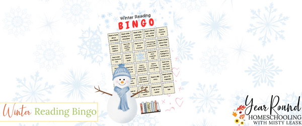 winter reading bingo, winter reading bingo card, printable winter reading bingo, printable winter bingo card