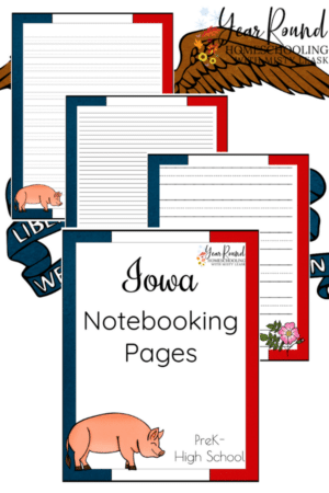 Iowa Notebooking Pages Pack