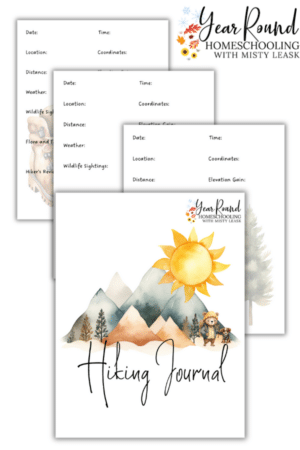 Printable Hiking Journal