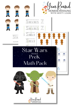 Star Wars PreK Printable Math Pack