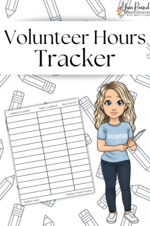 Printable Volunteer Hours Tracker