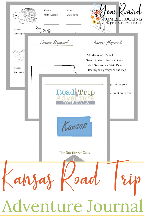 kansas road trip, kansas road trip journal, kansas road trip adventure journal
