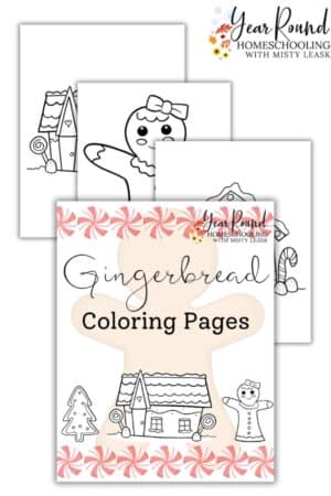 Gingerbread Coloring Pages Pack