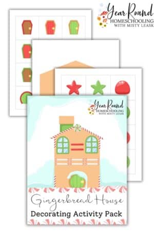 Decorate Your Own Gingerbread House Activity Pack