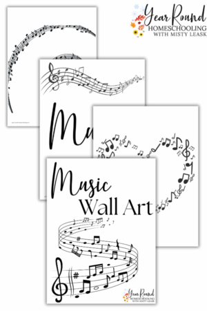 Printable Music Wall Art