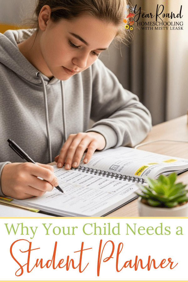 why your child needs a student planner, child needs a student planner, child student planner, reasons student planner