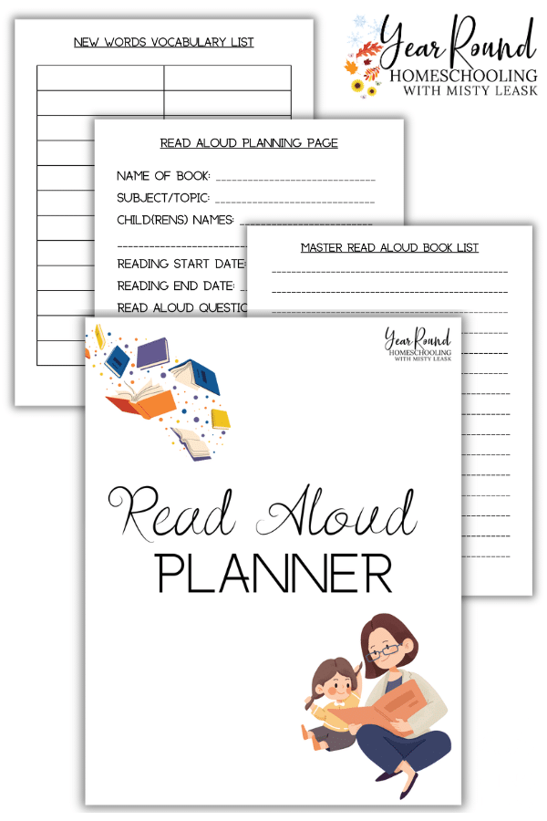 read aloud planner, planner for read alouds, read-aloud planner, planner for read-alouds